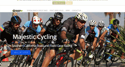 Desktop Screenshot of majesticcycling.com