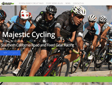 Tablet Screenshot of majesticcycling.com
